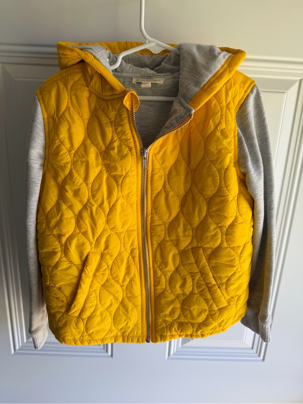 Tucker + Tate Yellow Quilted Hooded coat size 8
